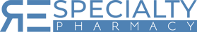 RE Logo Blue Vector