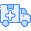 delivery blue icon