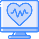monitoring blue icon