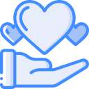 outreach blue icon