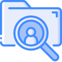 personalized blue icon