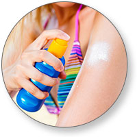 Ways to manage hot temperatures - Wear sunscreen